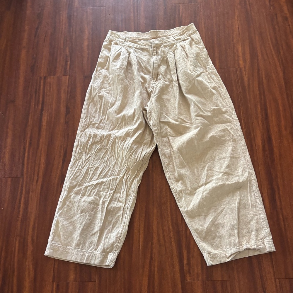 Free People Lotta Love Linen Trousers